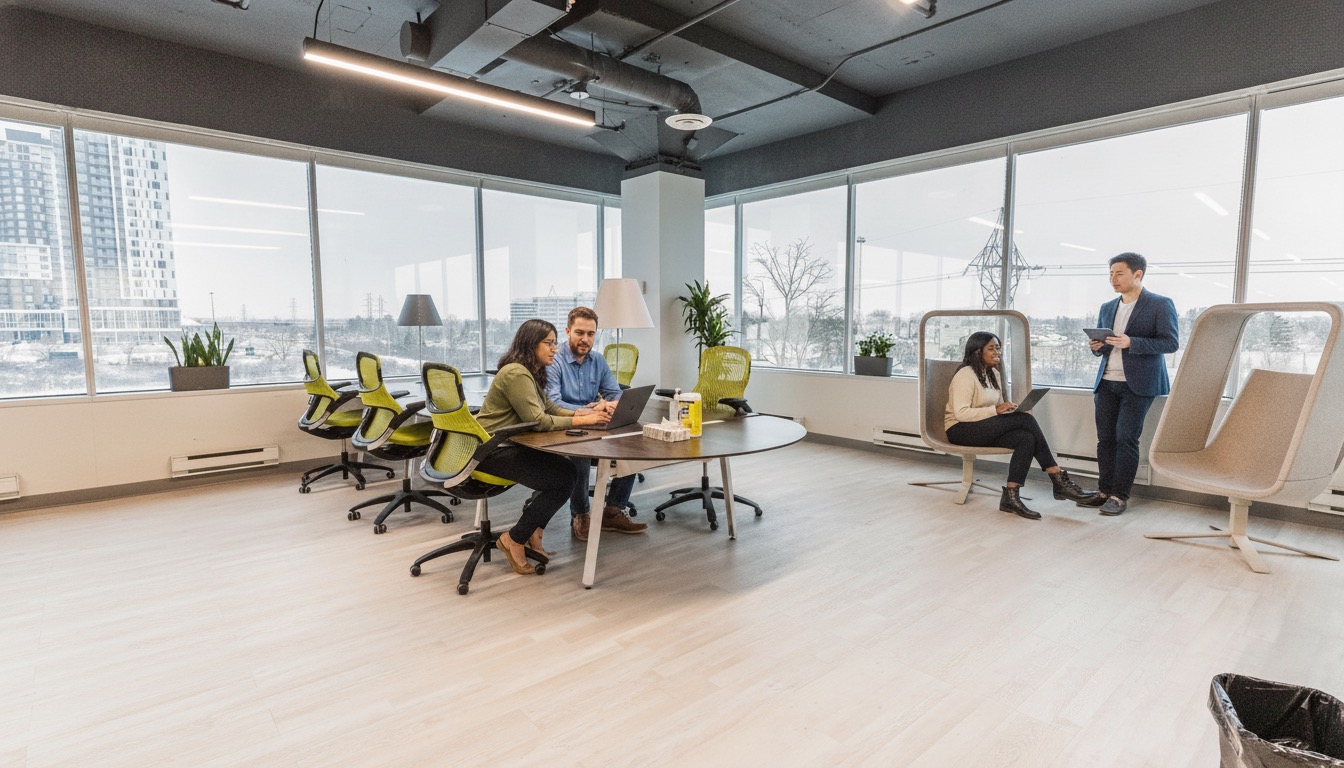 A move-in ready small office at TCC Canada