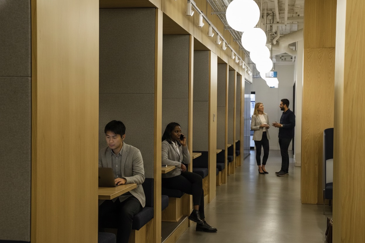 Salon d'accueil dans un centre TCC Canada