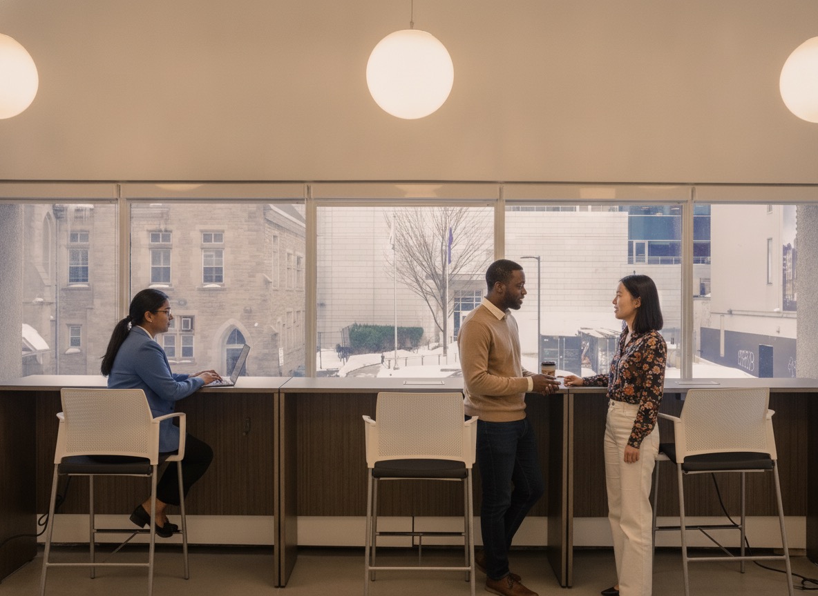 Furnished private office at a TCC Canada centre