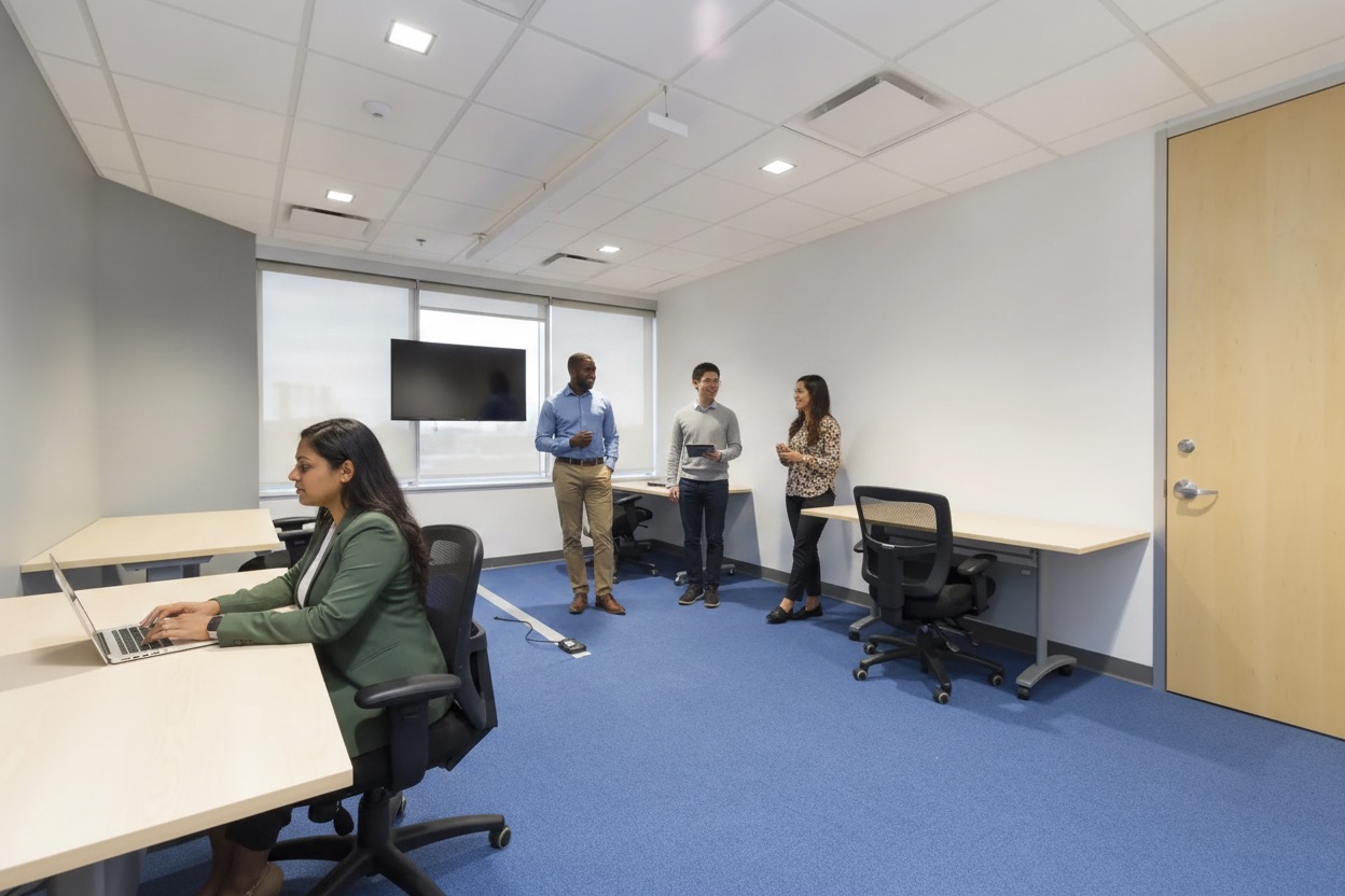 Coworking lounge at The Pacific Centre
